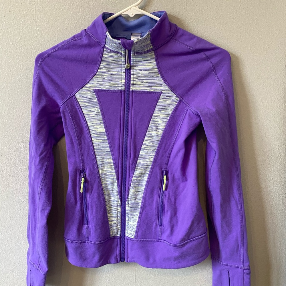 Ivivva size 10 jacket and matching headband